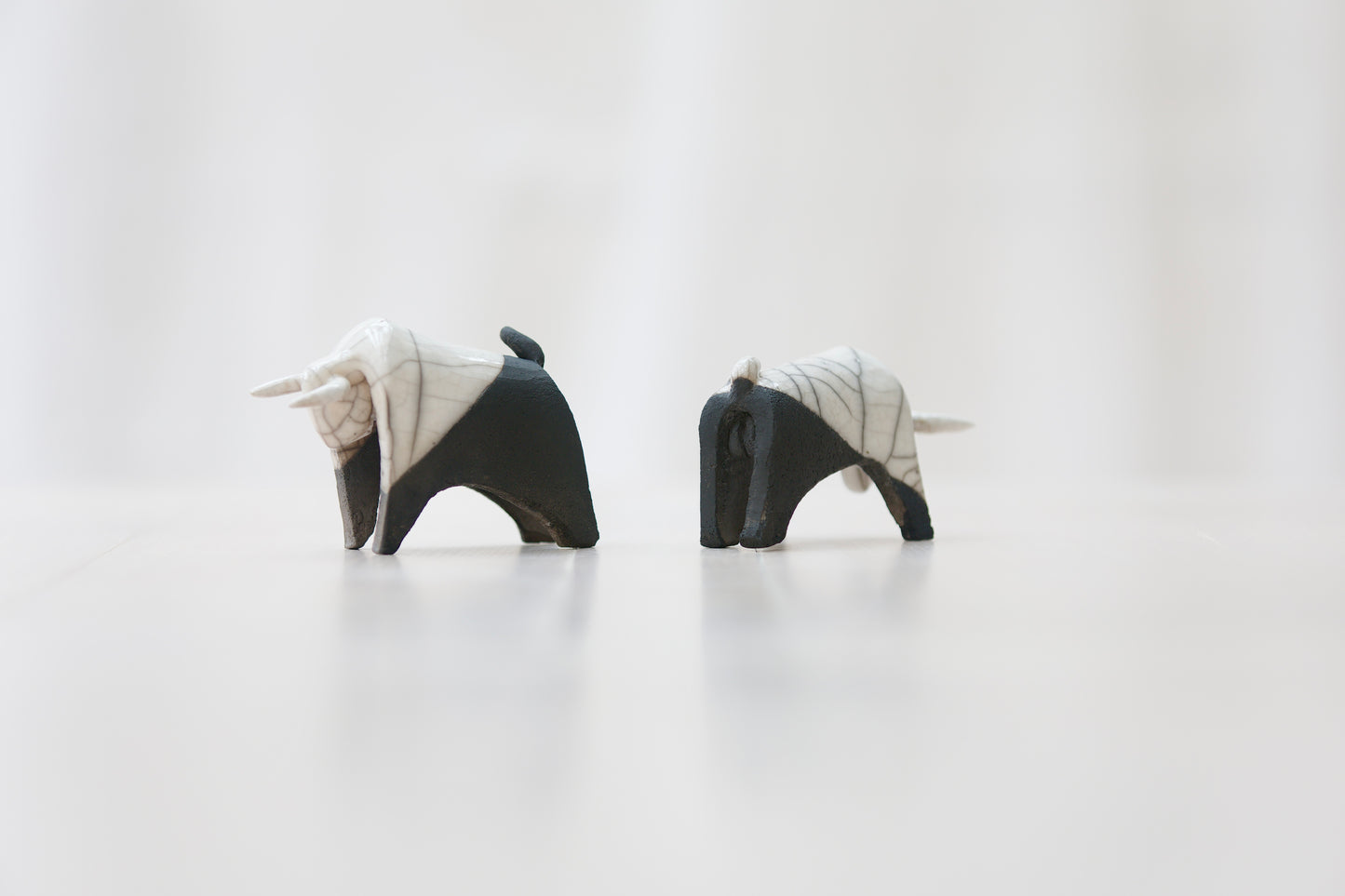 Raku - Duo Taureaux